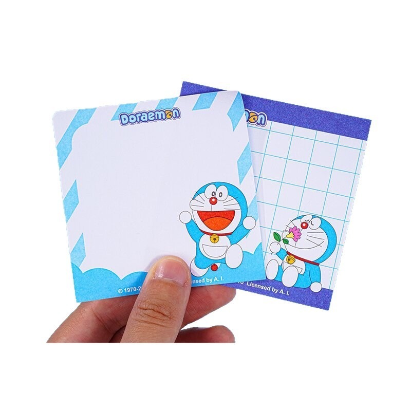 Memo Pad Sticky - 4 قطع من ملاحظات دورايمون اللاصقة،