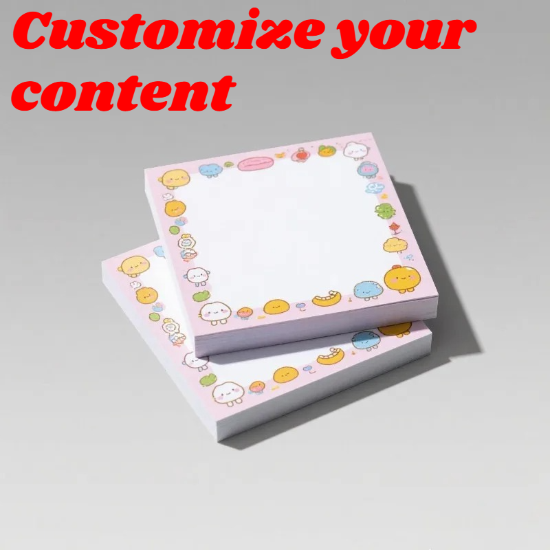 Memo Pad Sticky - 20 قطعة من الملاحظات اللاصقة المخصصة