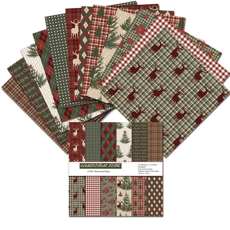 Graph Paper Pad - 1 مجموعة خمر عيد ميلاد سعيد
