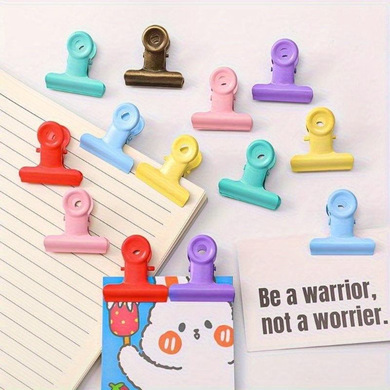 Office Stationery And Supply - 10 قطع مشابك متعددة الاستخدامات للأكياس