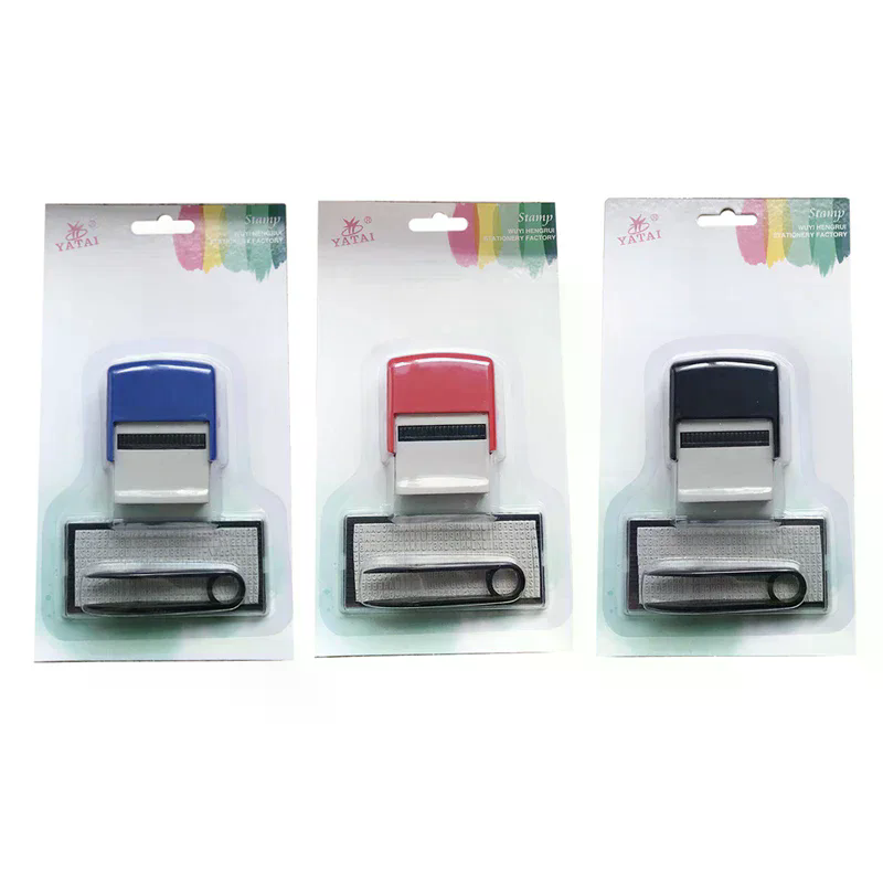 Self Inking Stamp - طقم ختم مطاطي للطباعة اليدوية المخصصة