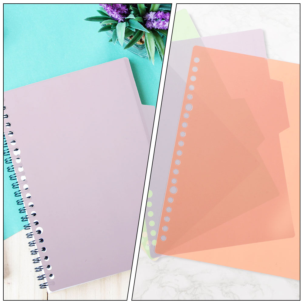 Index Tab Divider - 12 مجموعة من الفواصل البلاستيكية الجمالية