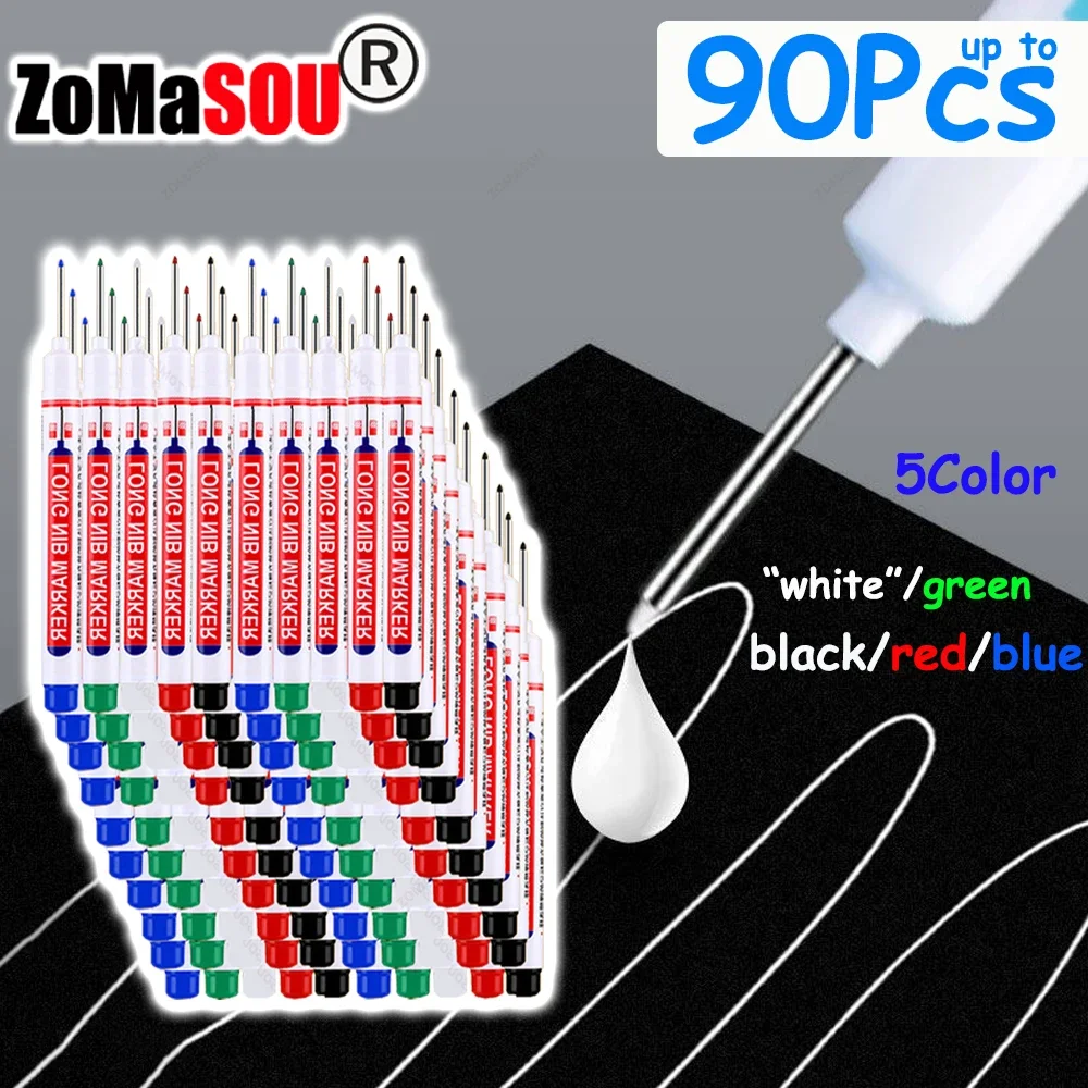 Highlighter Set Pastel - 1-90 قطعة مقاوم للماء الأبيض طويل