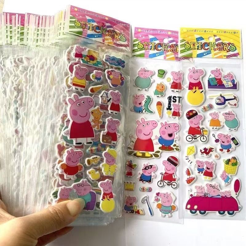 Memo Pad Sticky - ملصق كرتوني لشخصية بيبا بيج، ملصق