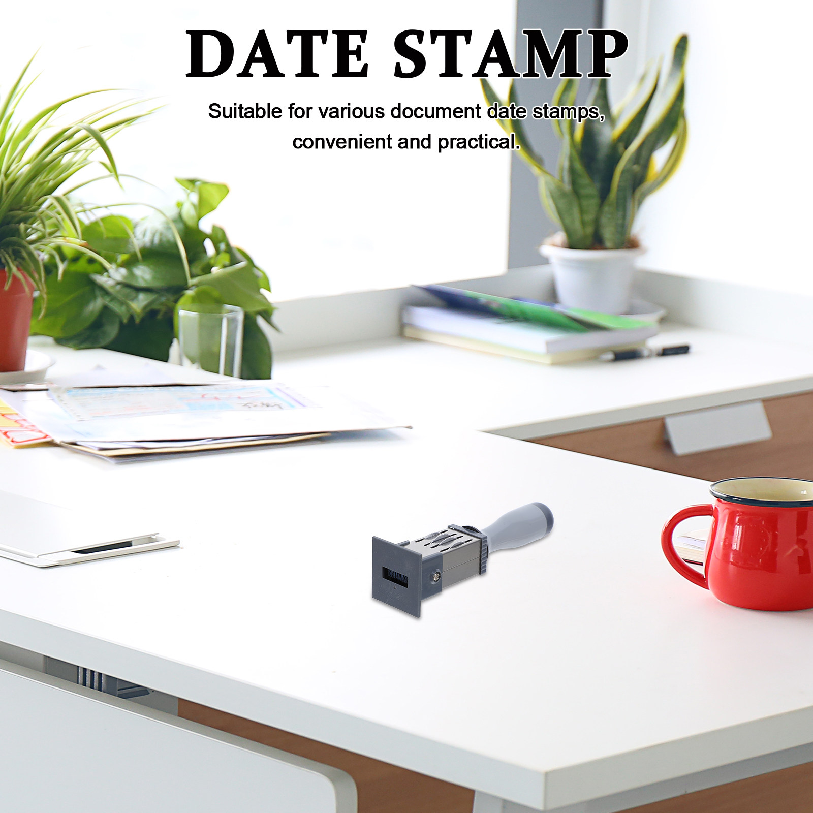 Self Inking Stamp - ختم تاريخ ذاتي التحبير قابل للتخصيص،