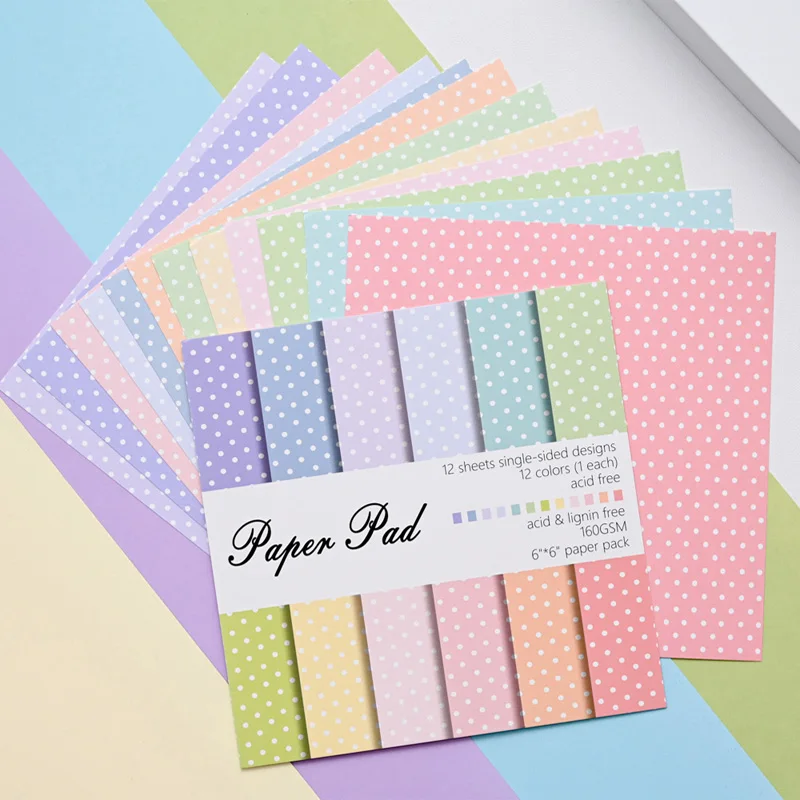 Graph Paper Pad - 12 ورقة مقاس 6 × 6