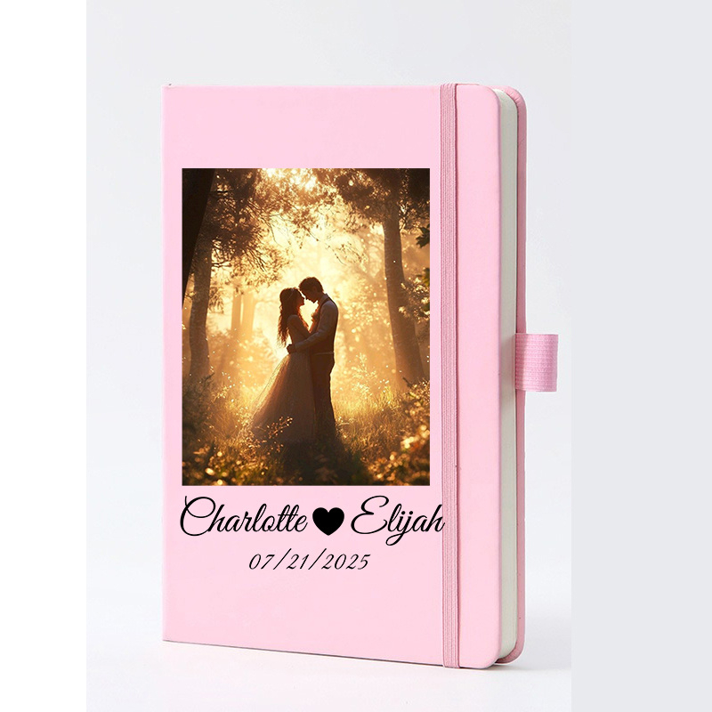 Journal Leather Hardcover - دفتر يوميات A5 مُجلد بغلاف صلب