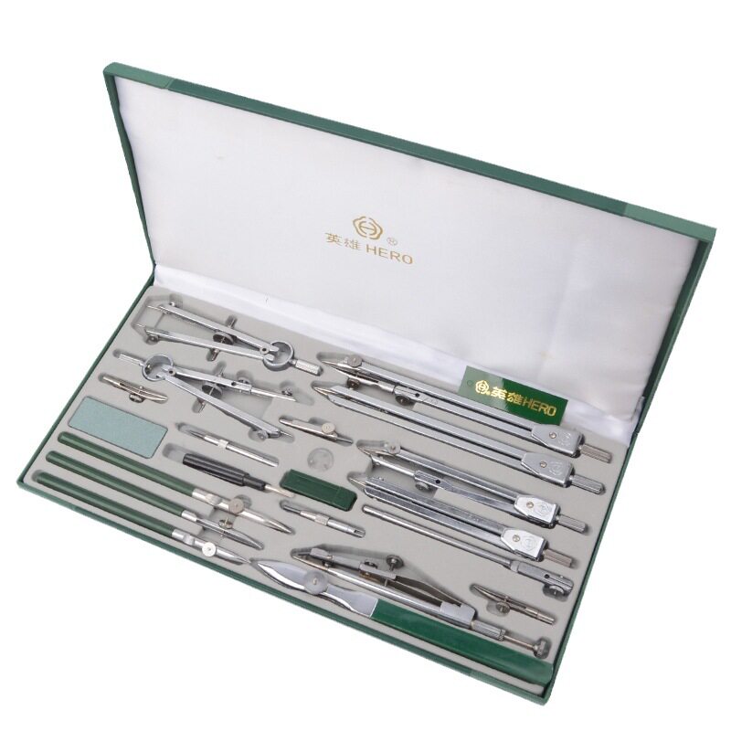 Compass Geometry Set - مجموعة أدوات رسم هندسي معدنية من