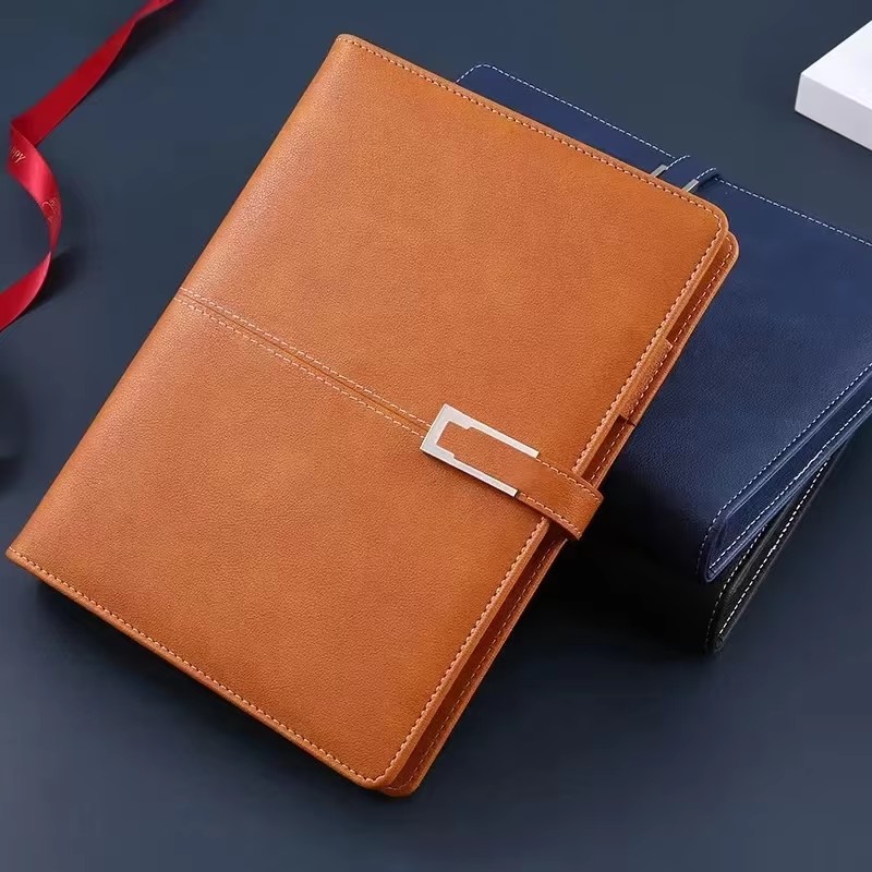 Journal Leather Hardcover - دفتر ملاحظات بغلاف مقوى مقاس A5