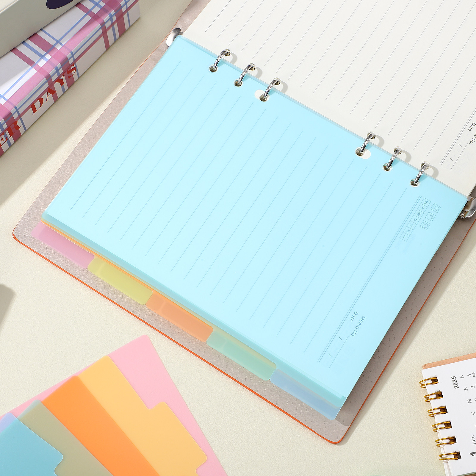 Index Tab Divider - 10 قطع من الفواصل البلاستيكية الناعمة