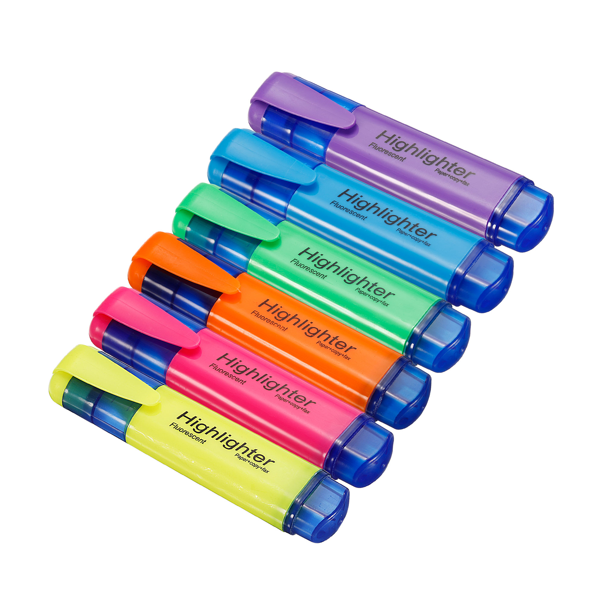 Highlighter Set Pastel - 4/6 قطعة قلم تحديد الفلورسنت ذو