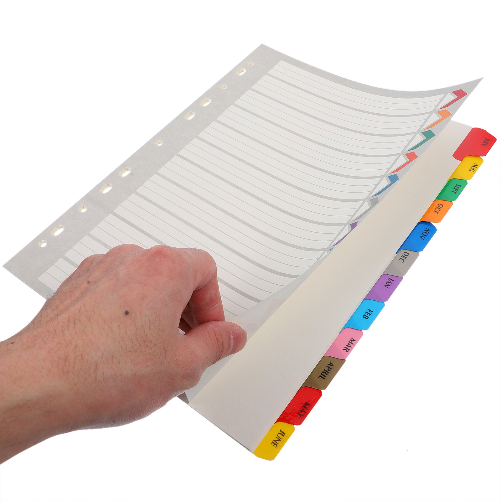 12 ورقة فواصل قابلة للفصل بحجم - مراجعة Index Tab Divider وسعره