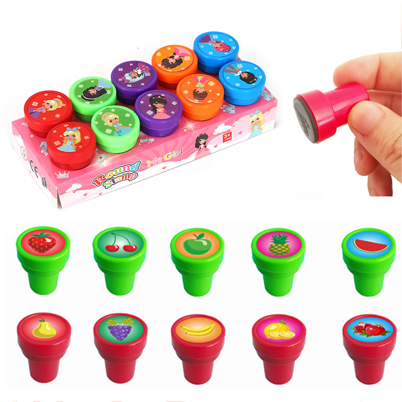 10 قطع/صندوق طوابع متنوعة ذاتي - مراجعة Self Inking Stamp وسعره