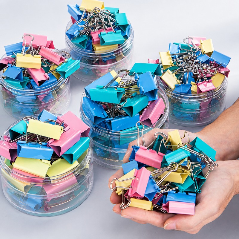 40 قطعة/مجموعة مشابك ورق معدني - مراجعة Office Stationery And Supply وسعره