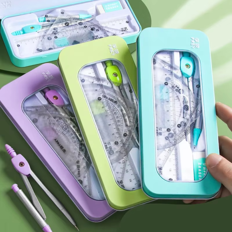 مجموعة أدوات هندسية للرياضيات  - مراجعة Compass Geometry Set وسعره