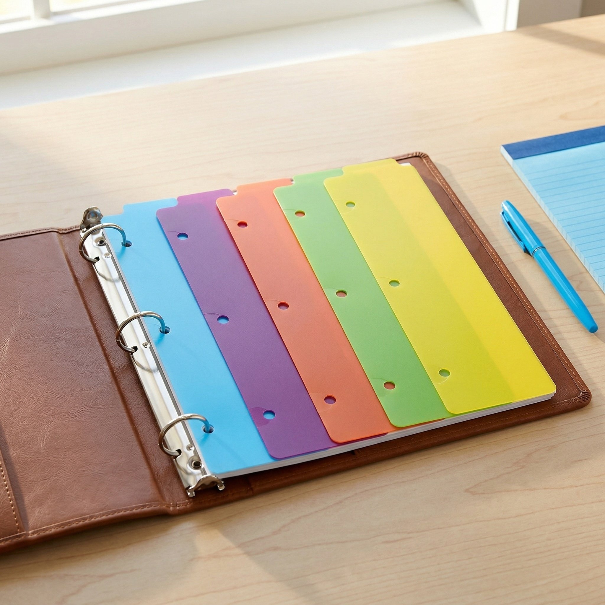 15 قطعة من فواصل الفهرسة البلا - مراجعة Index Tab Divider وسعره