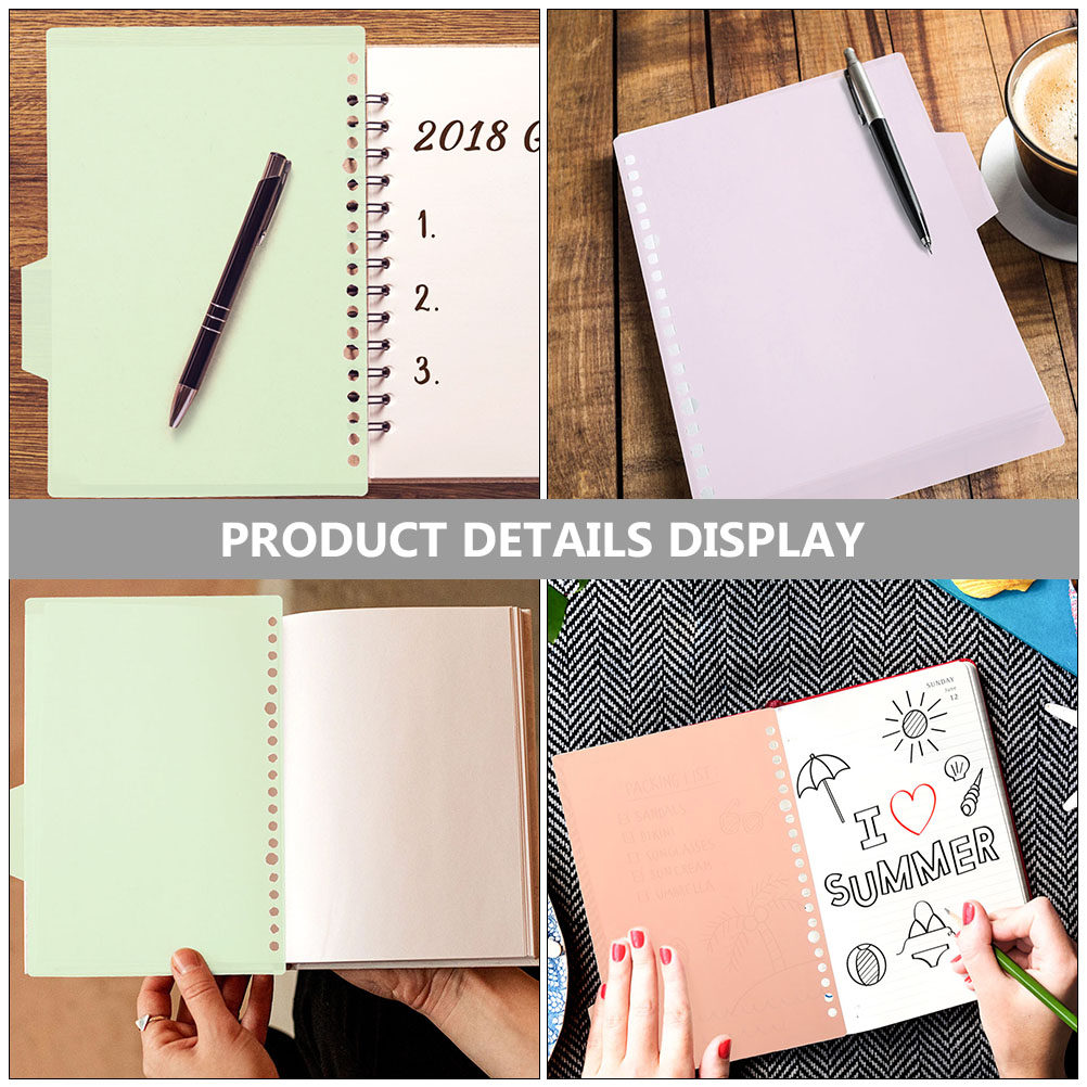 12 مجموعة من الفواصل البلاستيك - مراجعة Index Tab Divider وسعره