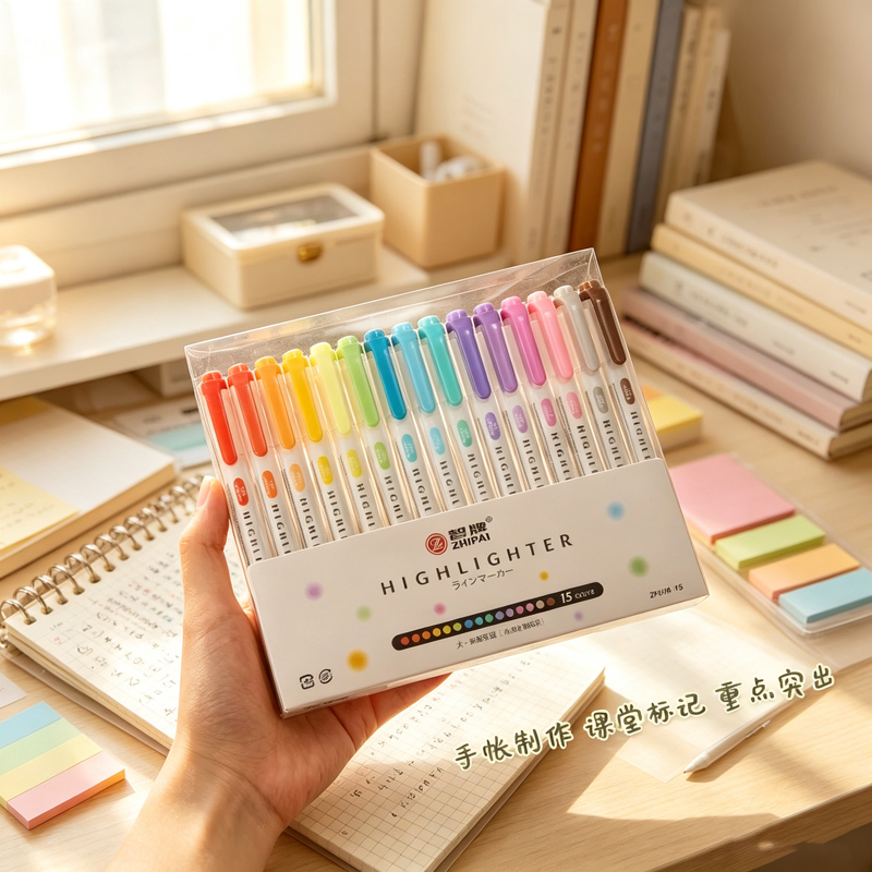 أقلام تظليل مزدوجة الرأس بخمسة - مراجعة Highlighter Set Pastel وسعره