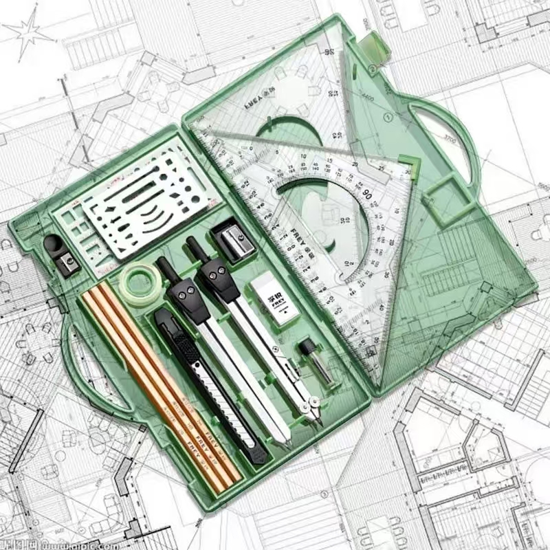 طقم صياغة مساطر وبوصلات معدنية - مراجعة Compass Geometry Set وسعره