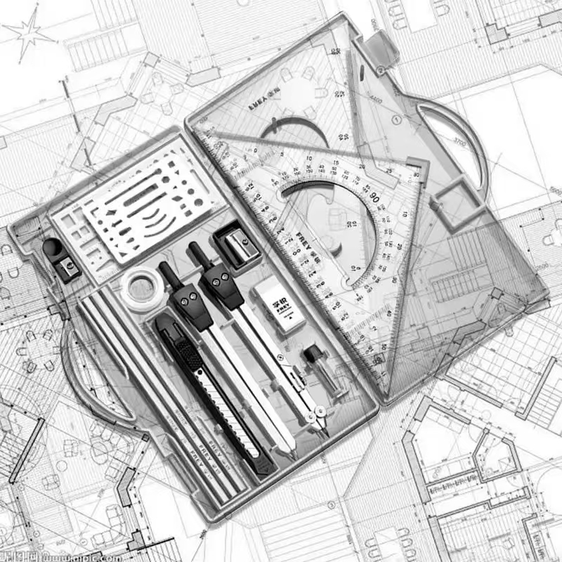 طقم صياغة مساطر وبوصلات معدنية - مراجعة Compass Geometry Set وسعره