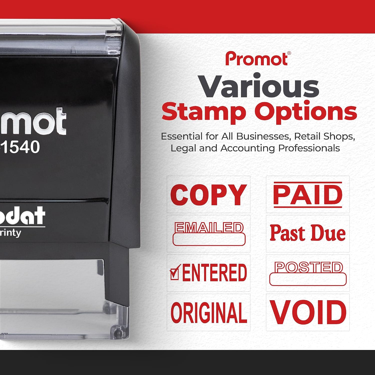 ختم ذاتي التحبير قابل لإعادة ا - مراجعة Self Inking Stamp وسعره