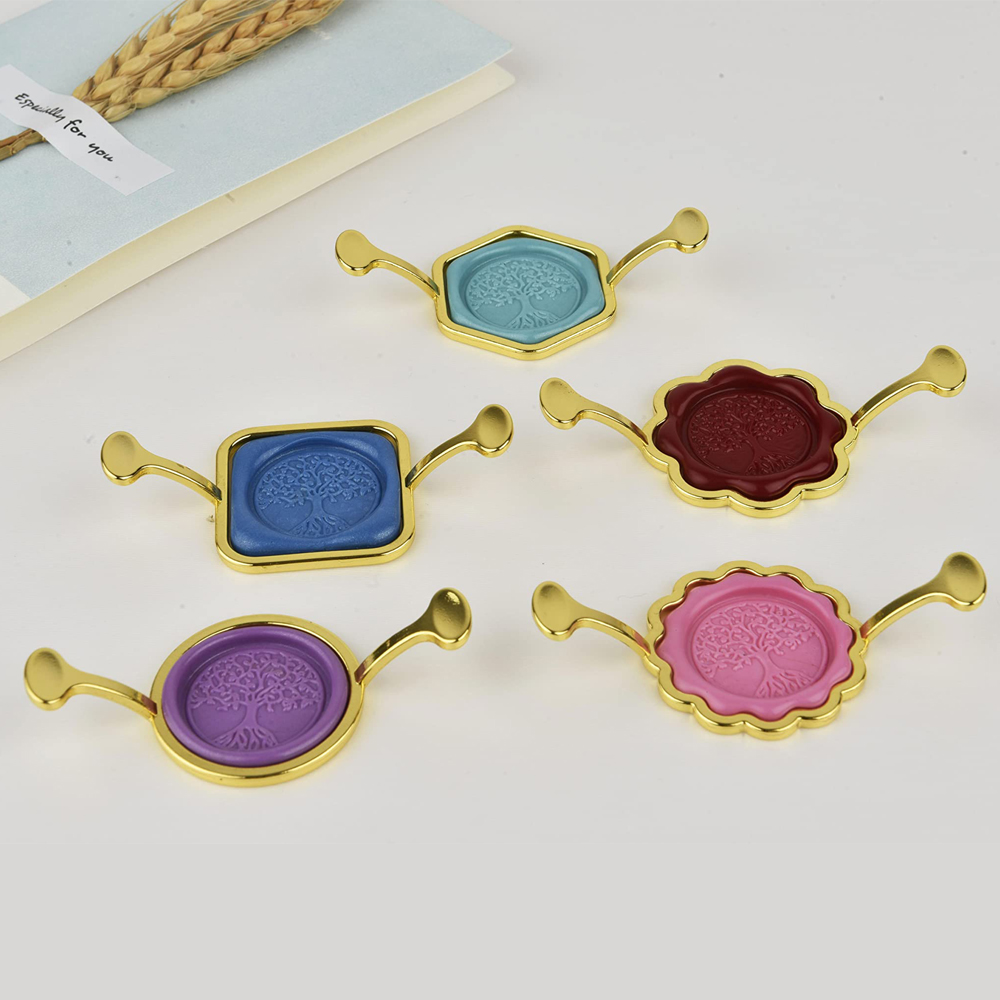 5-حزمة مسدس مربع المعادن ختم م - مراجعة Wax Seal Stamp Kit وسعره