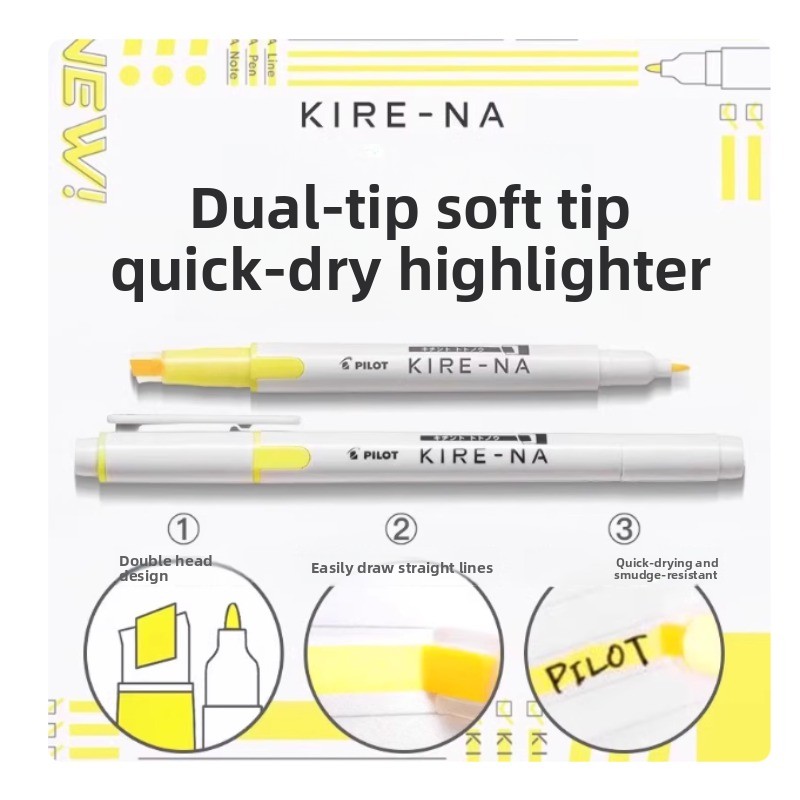 مجموعة أقلام تحديد PILOT KIRE- - مراجعة Highlighter Set Pastel وسعره