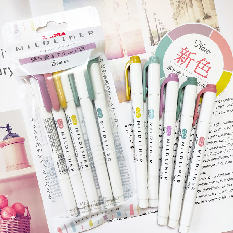 علامات تمييز جديدة على شكل حما - مراجعة Highlighter Set Pastel وسعره