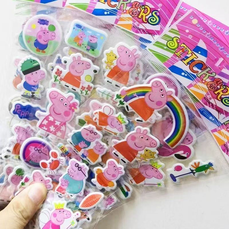ملصق كرتوني لشخصية بيبا بيج، م - مراجعة Memo Pad Sticky وسعره