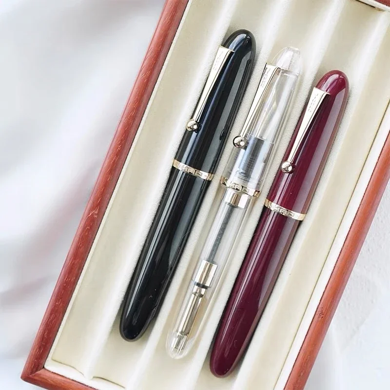 Jinhao 9019 قلم حبر شفاف فاخر  - مراجعة Office Stationery Supply Business وسعره