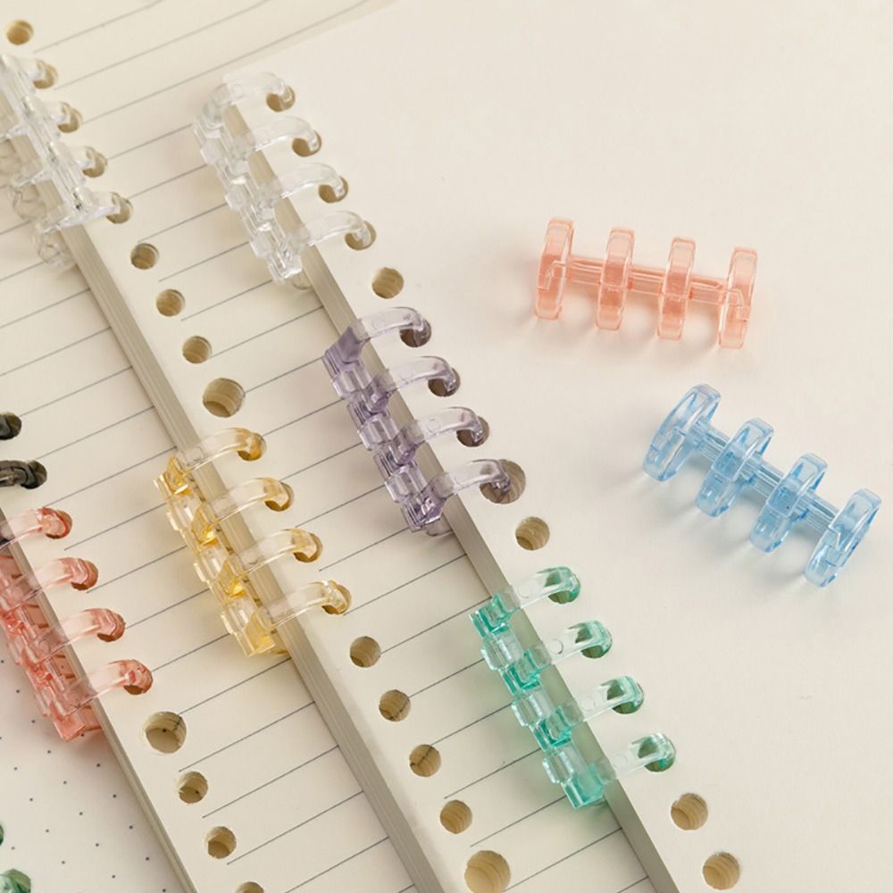 10 قطع من حلقات التدبيس البلاس - مراجعة Binding Comb Plastic وسعره