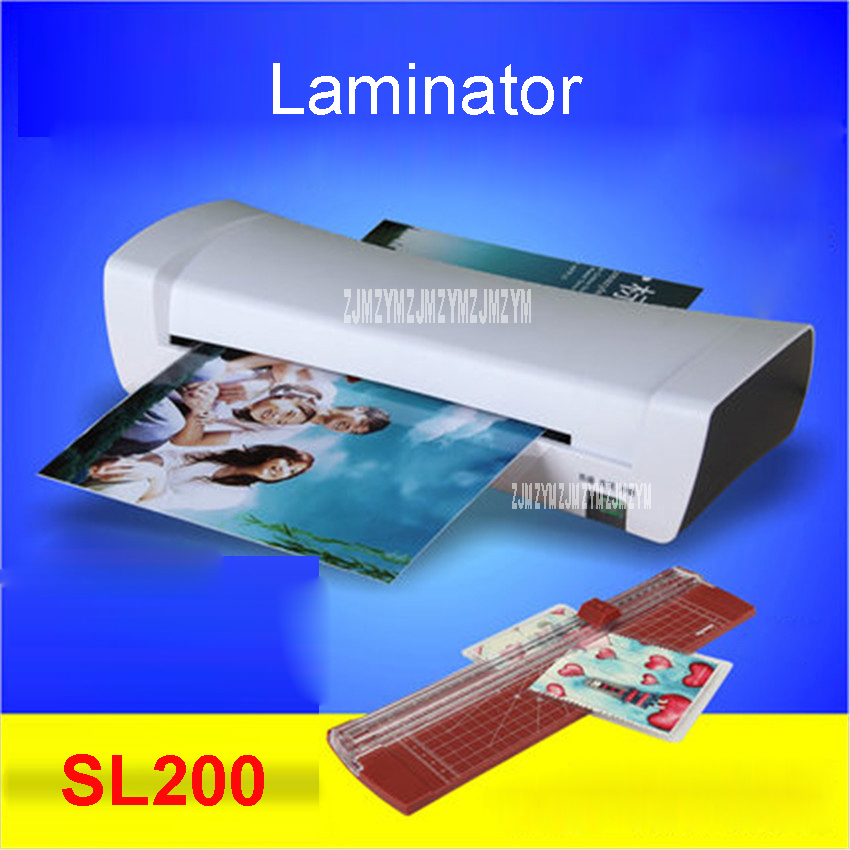SL200 الأبيض A4 صور تغليف مكتب - مراجعة Document Laminator Pouch وسعره