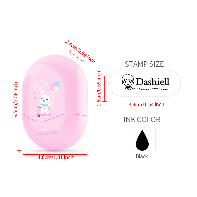 ختم اسم الطالب المخصص - ختم مق - مراجعة Self Inking Stamp وسعره