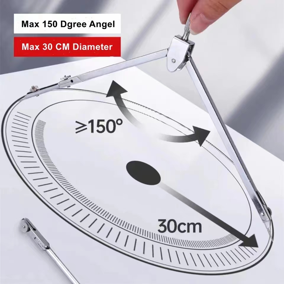 مجموعة صياغة من الفولاذ المقاو - مراجعة Compass Geometry Set وسعره