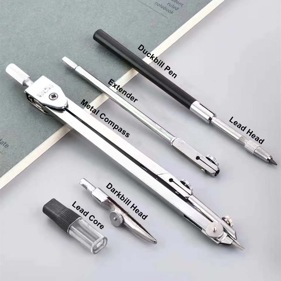 مجموعة صياغة من الفولاذ المقاو - مراجعة Compass Geometry Set وسعره
