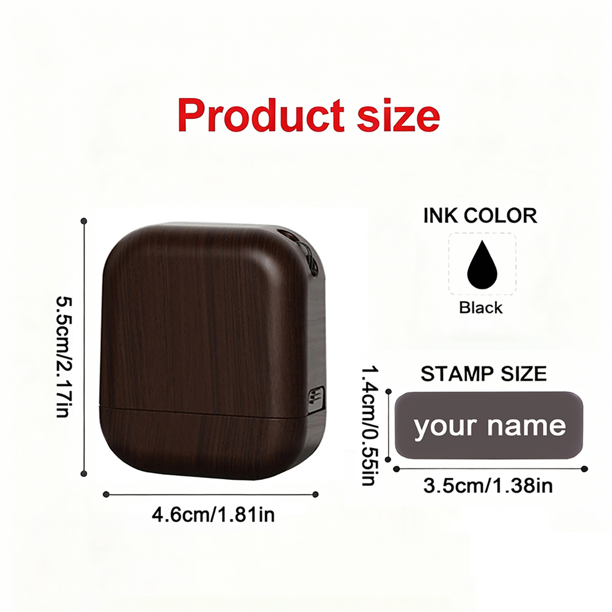 ختم شخصي من البلاستيك بتصميم خ - مراجعة Self Inking Stamp وسعره
