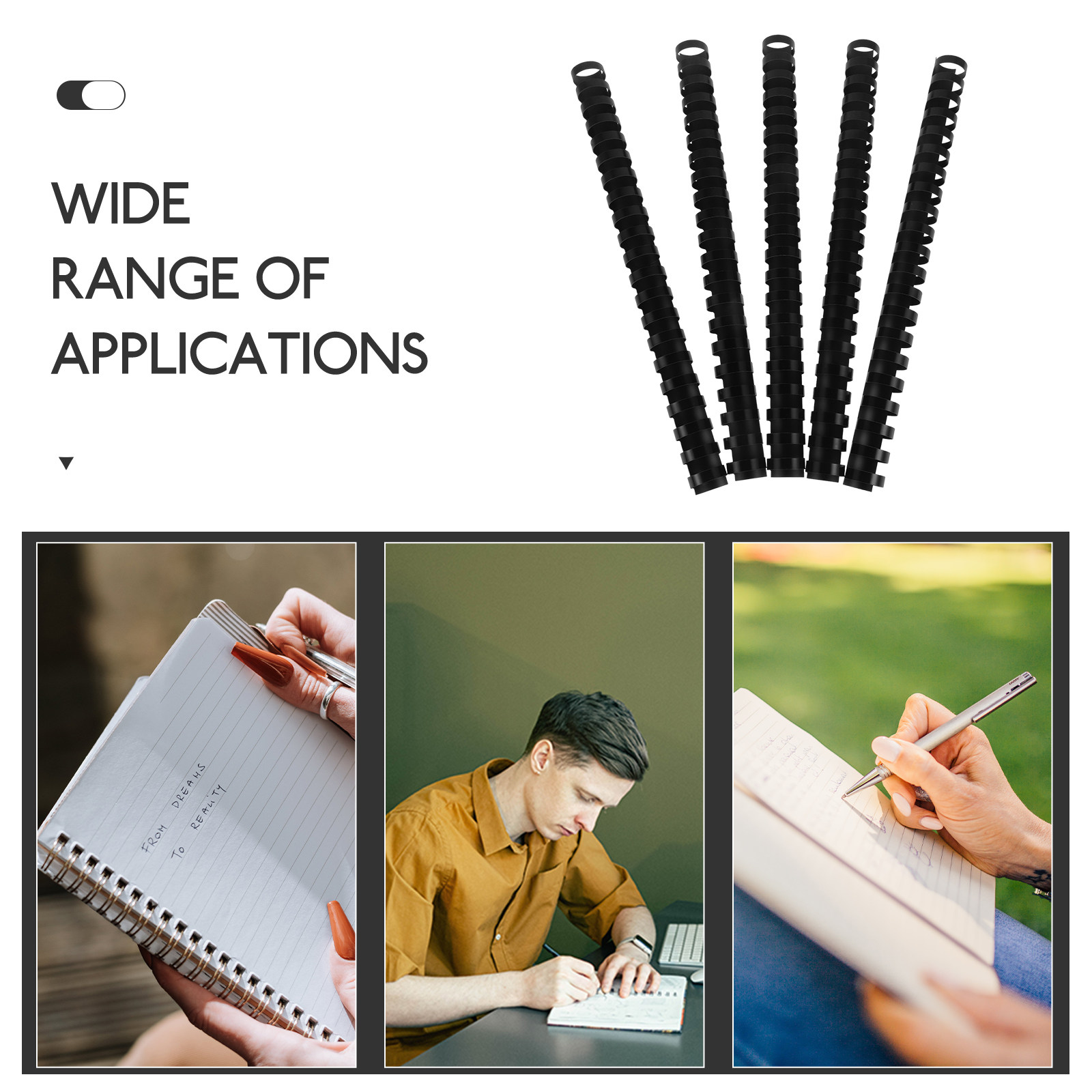 50 قطعة من مشابك التجليد البلا - مراجعة Binding Comb Plastic وسعره
