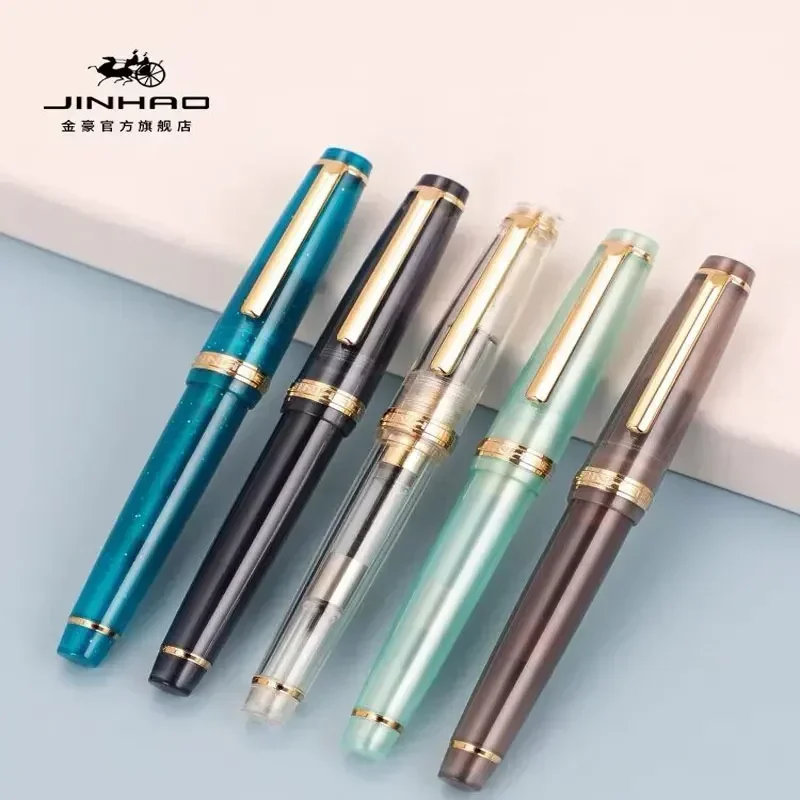 Jinhao 82 قلم حبر فاخر شفاف ال - مراجعة Office Stationery Supply Business وسعره