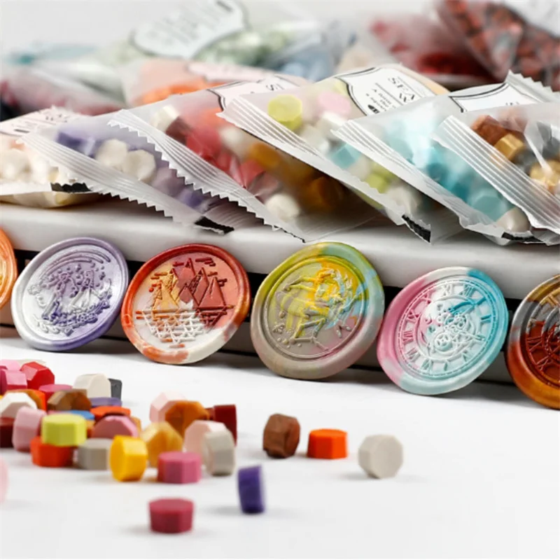 200 قطعة/الحقيبة المثمن مختلط  - مراجعة Wax Seal Stamp Kit وسعره