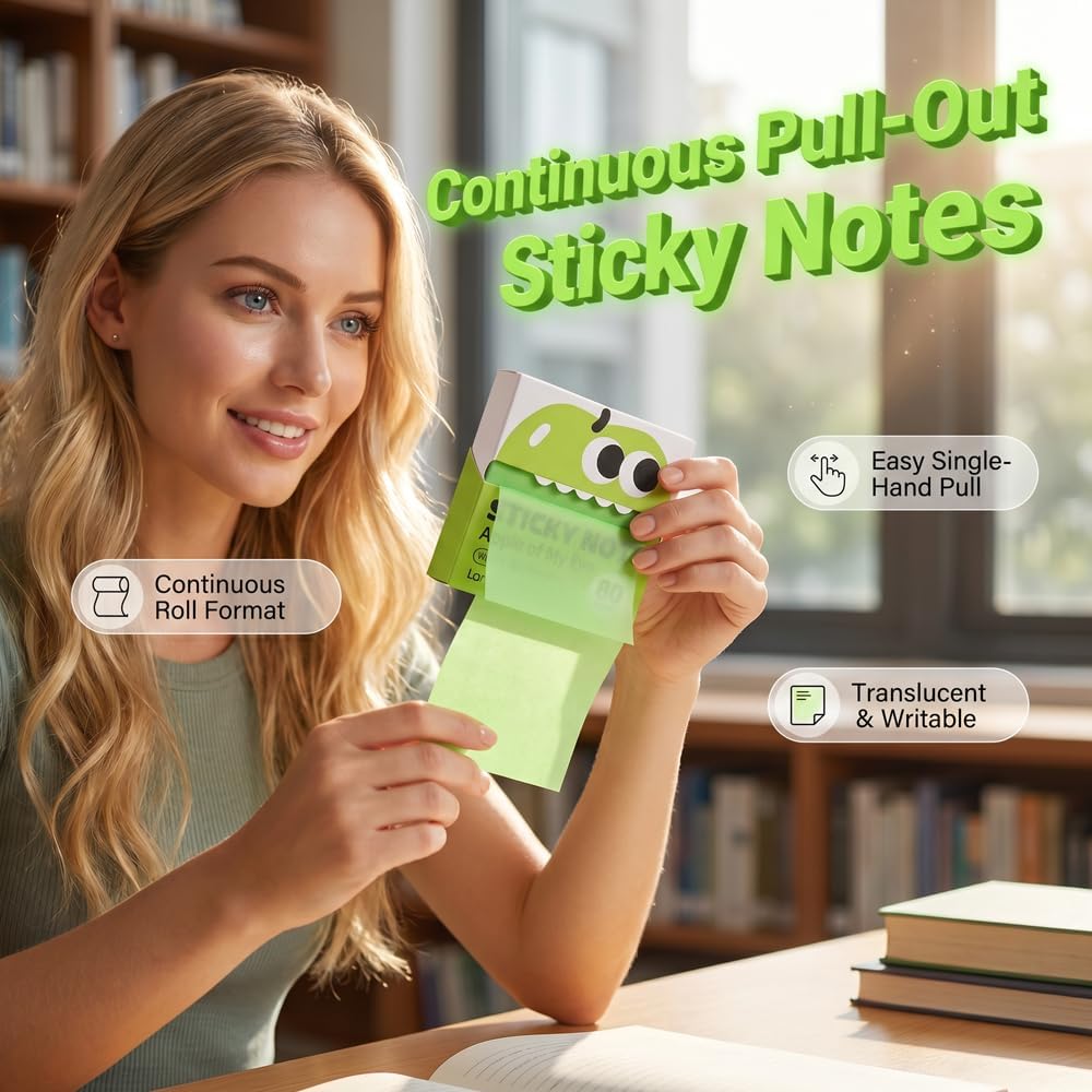 ملاحظات لاصقة شفافة قابلة للسح - مراجعة Memo Pad Sticky وسعره