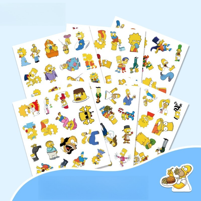 ملصقات ذا سيمبسونز هومر مارج ب - مراجعة Memo Pad Sticky وسعره
