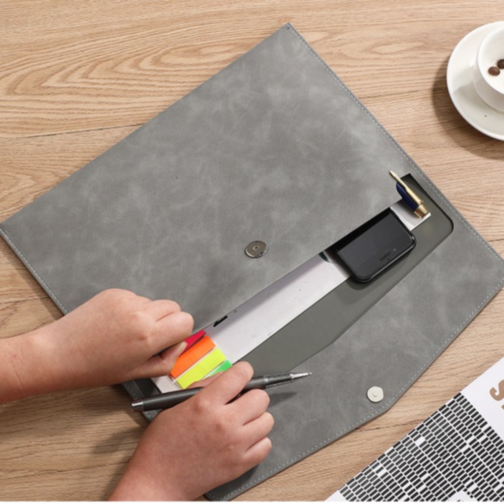 حقيبة ملفات من الجلد الصناعي،  - مراجعة Office Stationery And Supply وسعره
