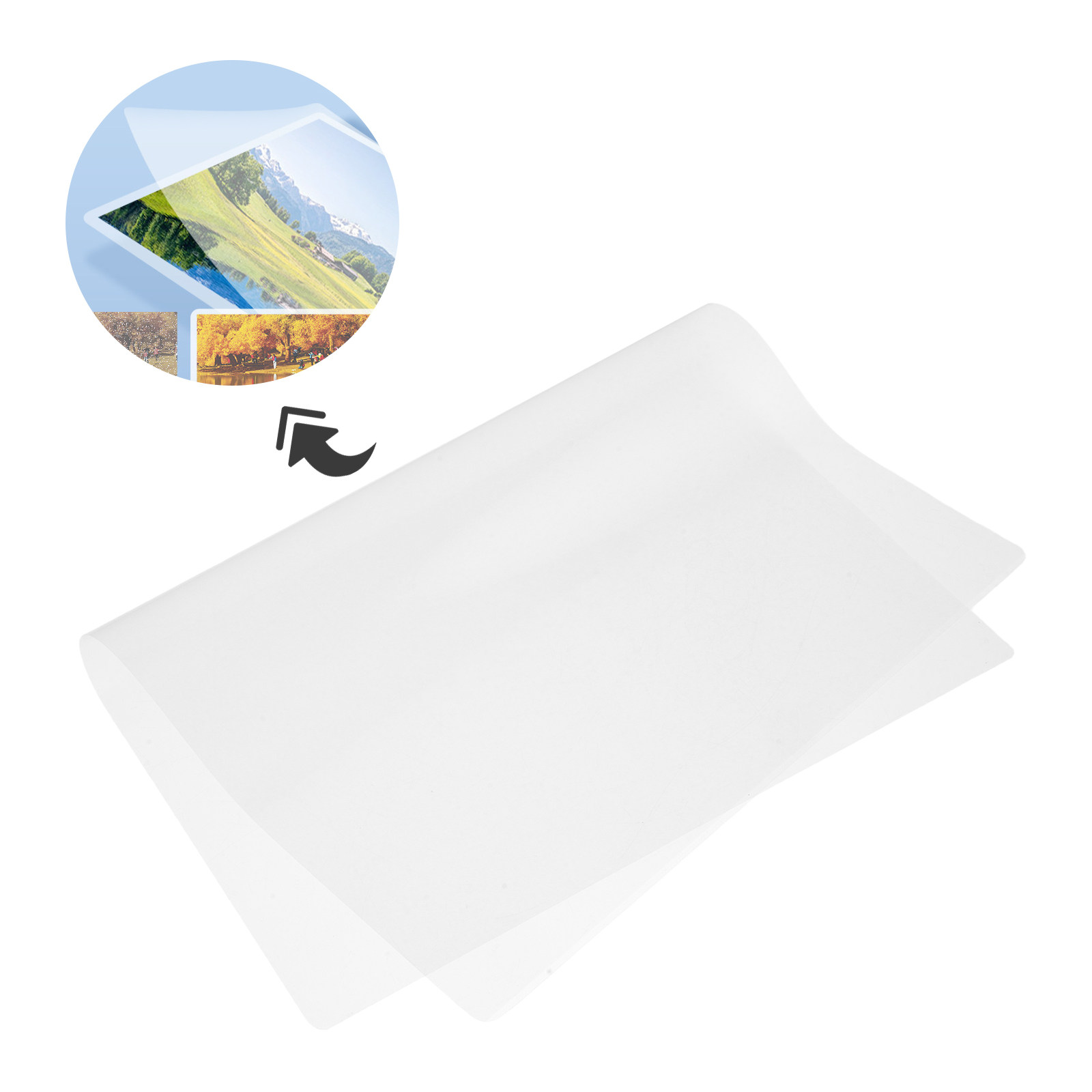 100 ورقة A4 من أغلفة التغليف ا - مراجعة Document Laminator Pouch وسعره