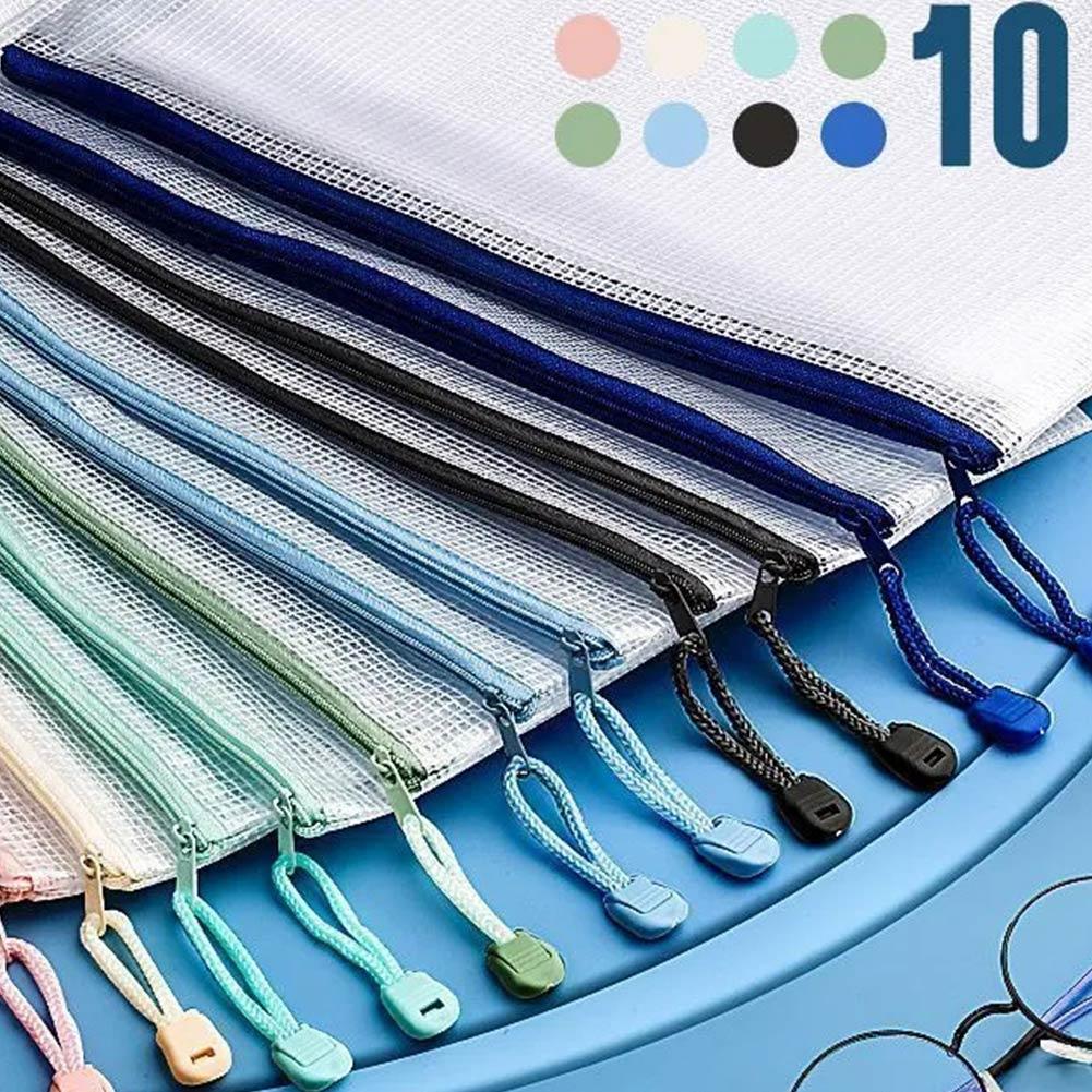 10 قطع من حقائب تخزين القرطاسي - مراجعة Office Stationery And Supply وسعره